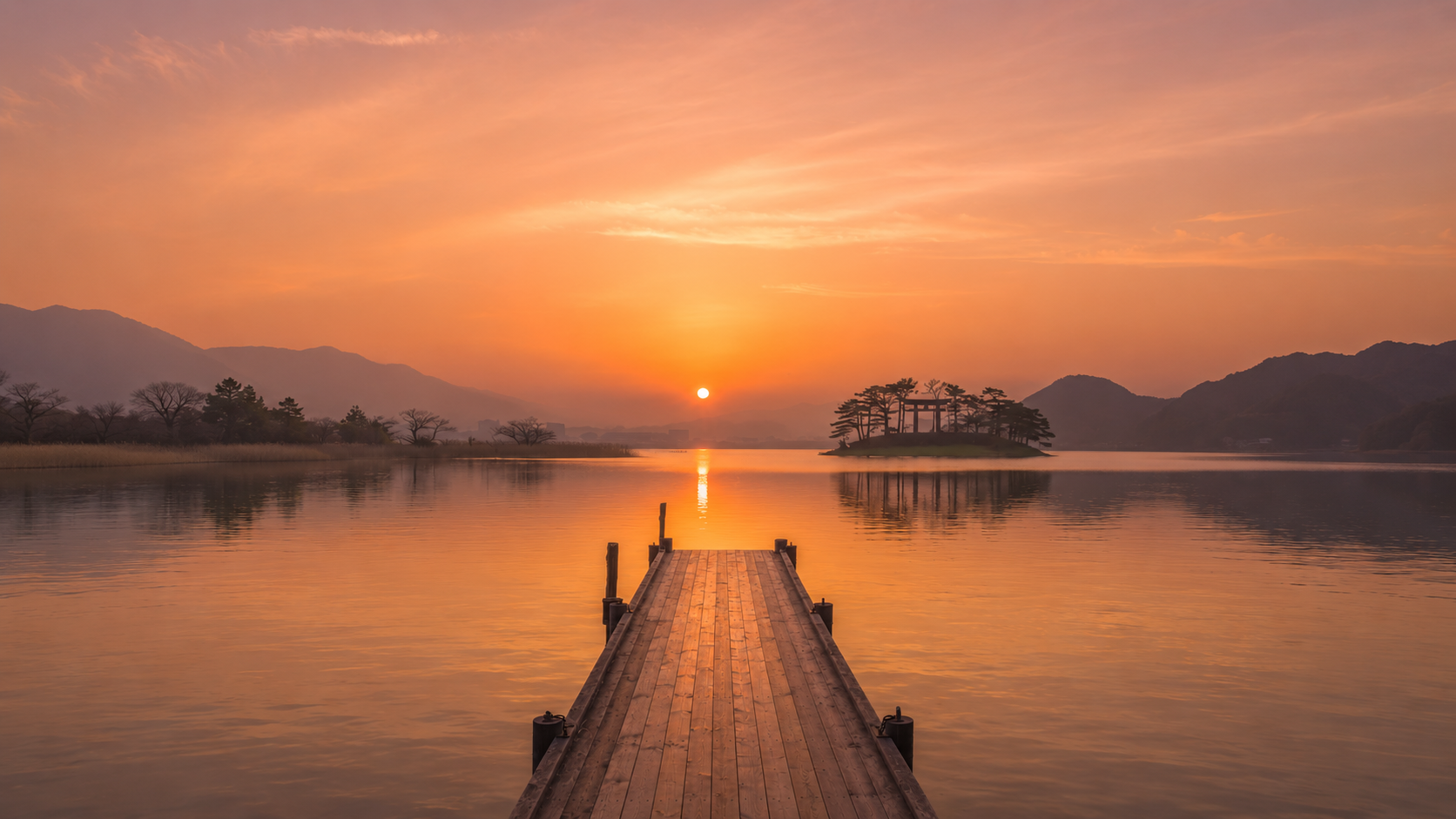 『宍道湖の夕日と、あの日の花火』の表紙画像