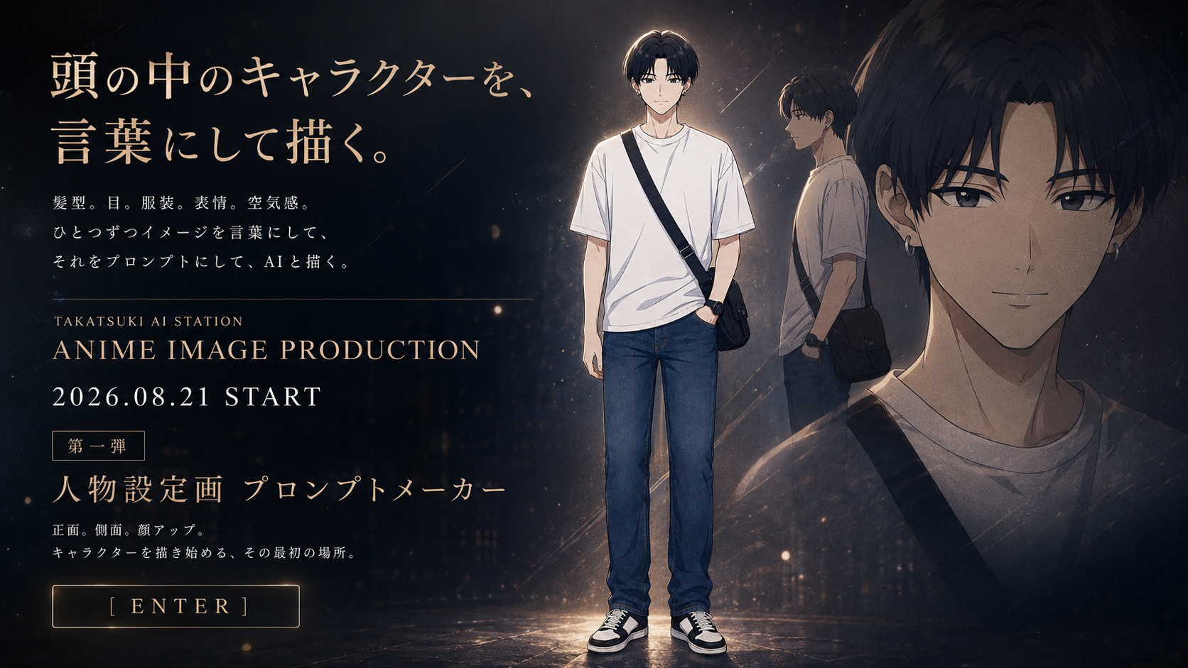 ANIME IMAGE PRODUCTION 人物設定画プロンプトメーカー